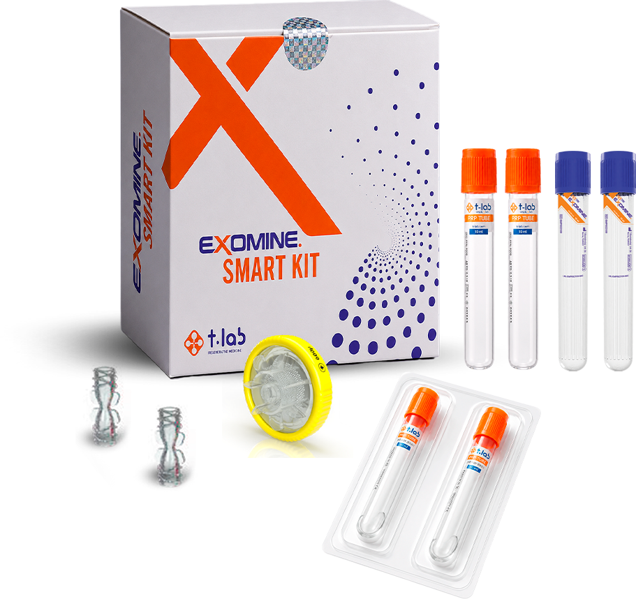 Smart Kit Exomine com tubos e componentes